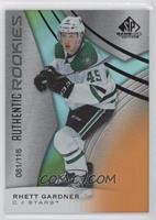 Authentic Rookies - Rhett Gardner #/116