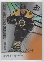 Authentic Rookies - Karson Kuhlman #/118