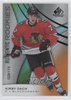 Authentic Rookies - Kirby Dach #/119