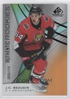 Authentic Rookies - J.C. Beaudin #/115