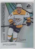 Authentic Rookies - Dante Fabbro [EX to NM] #/298