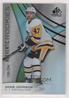 Authentic Rookies - Adam Johnson #/294