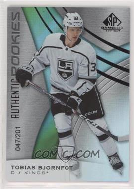 2019-20 Upper Deck SP Game Used - [Base] - Rainbow #168 - Authentic Rookies - Tobias Bjornfot /201