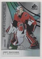 Authentic Rookies - Joey Daccord #/296