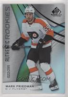 Authentic Rookies - Mark Friedman #/295