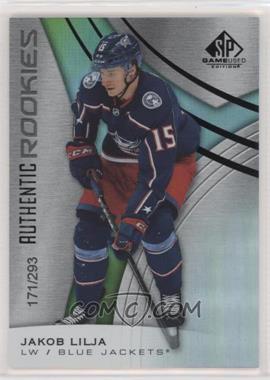 2019-20 Upper Deck SP Game Used - [Base] - Rainbow #198 - Authentic Rookies - Jakob Lilja /293