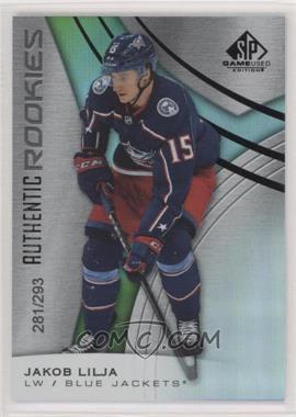 2019-20 Upper Deck SP Game Used - [Base] - Rainbow #198 - Authentic Rookies - Jakob Lilja /293