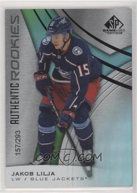 2019-20 Upper Deck SP Game Used - [Base] - Rainbow #198 - Authentic Rookies - Jakob Lilja /293