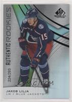 Authentic Rookies - Jakob Lilja #/293