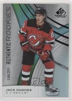 Authentic Rookies - Jack Hughes #/201