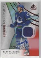 Authentic Rookies - Zack MacEwen