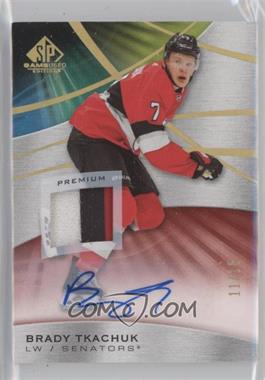 2019-20 Upper Deck SP Game Used - [Base] - Red Spectrum Auto Premium Materials #8 - Brady Tkachuk /15