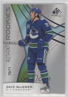 Authentic Rookies - Zack MacEwen #/71