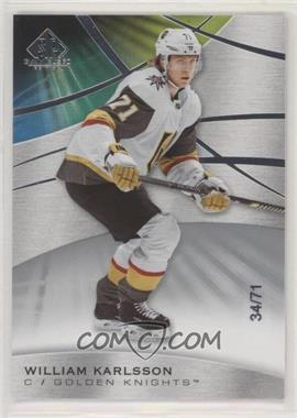 2019-20 Upper Deck SP Game Used - [Base] #47 - William Karlsson /71