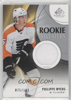 2019-20 Upper Deck SP Game Used - Rookie Sweaters #RS-PM - Philippe Myers /199