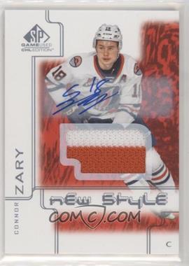 2019-20 Upper Deck SP Game Used CHL Edition - 2000-01 New Style Tribute - Red Autographed Jersey #NS-CZ - Connor Zary