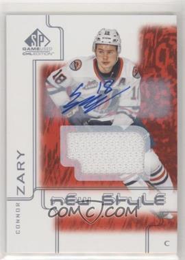 2019-20 Upper Deck SP Game Used CHL Edition - 2000-01 New Style Tribute - Red Autographed Jersey #NS-CZ - Connor Zary