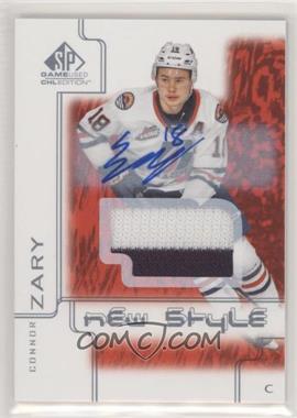 2019-20 Upper Deck SP Game Used CHL Edition - 2000-01 New Style Tribute - Red Autographed Jersey #NS-CZ - Connor Zary