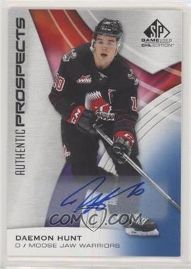 2019-20 Upper Deck SP Game Used CHL Edition - [Base] - Blue Autographs #15 - Daemon Hunt