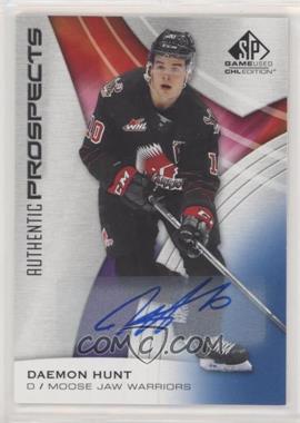 2019-20 Upper Deck SP Game Used CHL Edition - [Base] - Blue Autographs #15 - Daemon Hunt