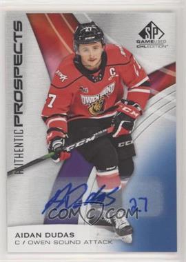 2019-20 Upper Deck SP Game Used CHL Edition - [Base] - Blue Autographs #51 - Aidan Dudas