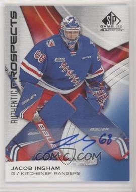 2019-20 Upper Deck SP Game Used CHL Edition - [Base] - Blue Autographs #53 - Jacob Ingham