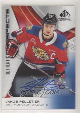 2019-20 Upper Deck SP Game Used CHL Edition - [Base] - Blue Autographs #6 - Jakob Pelletier