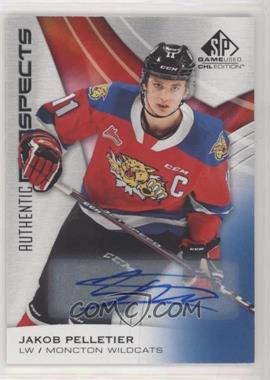 2019-20 Upper Deck SP Game Used CHL Edition - [Base] - Blue Autographs #6 - Jakob Pelletier