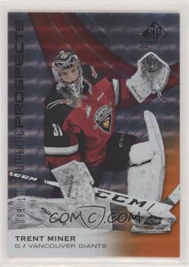 2019-20 Upper Deck SP Game Used CHL Edition - [Base] - Orange #26 - Trent Miner /199