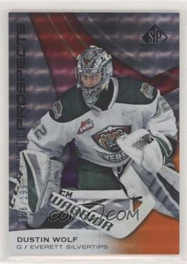 2019-20 Upper Deck SP Game Used CHL Edition - [Base] - Orange #75 - Dustin Wolf /199