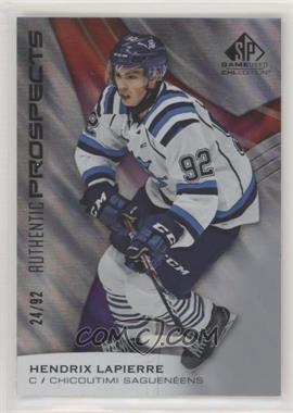 2019-20 Upper Deck SP Game Used CHL Edition - [Base] #38 - Hendrix Lapierre /92