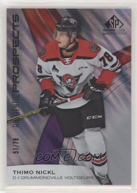 2019-20 Upper Deck SP Game Used CHL Edition - [Base] #41 - Thimo Nickl /78