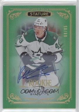 2019-20 Upper Deck Stature - [Base] - Green Autographs #144 - Rookies - Rhett Gardner /85