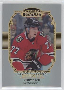 2019-20 Upper Deck Stature - [Base] - Portrait Variant #125 - Rookies - Kirby Dach /85