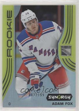 2019-20 Upper Deck Synergy - [Base] - Green #84 - Rookies - Adam Fox /199