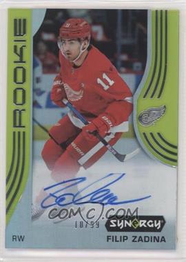 2019-20 Upper Deck Synergy - [Base] - Green #93 - Rookies - Filip Zadina /99