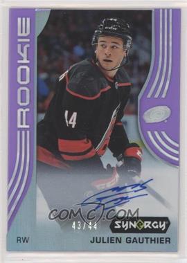 2019-20 Upper Deck Synergy - [Base] - Purple #69 - Rookies - Julien Gauthier /44