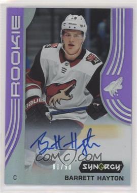 2019-20 Upper Deck Synergy - [Base] - Purple #86 - Rookies - Barrett Hayton /90