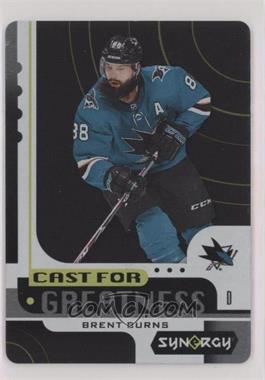 2019-20 Upper Deck Synergy - Cast for Greatness - Black #CG-21 - Brent Burns