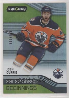 2019-20 Upper Deck Synergy - Exceptional Beginnings #EB-21 - Josh Currie /999