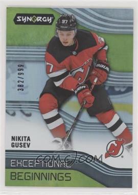 2019-20 Upper Deck Synergy - Exceptional Beginnings #EB-26 - Nikita Gusev /999