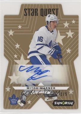 2019-20 Upper Deck Synergy - Star Quest - Gold Autographs #SQ-11 - Mitch Marner /5