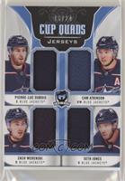 Pierre-Luc Dubois, Cam Atkinson, Zach Werenski, Seth Jones #/24