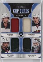 Eric Staal, Zach Parise, Matt Dumba, Devan Dubnyk #/24