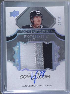 2019-20 Upper Deck The Cup - Exquisite Collection Rookie Auto Patch #EC-CG - Carl Grundstrom /38