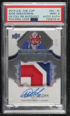2019-20 Upper Deck The Cup - Exquisite Collection Rookie Auto Patch #EC-IS - Igor Shesterkin /31 [PSA 9 MINT]