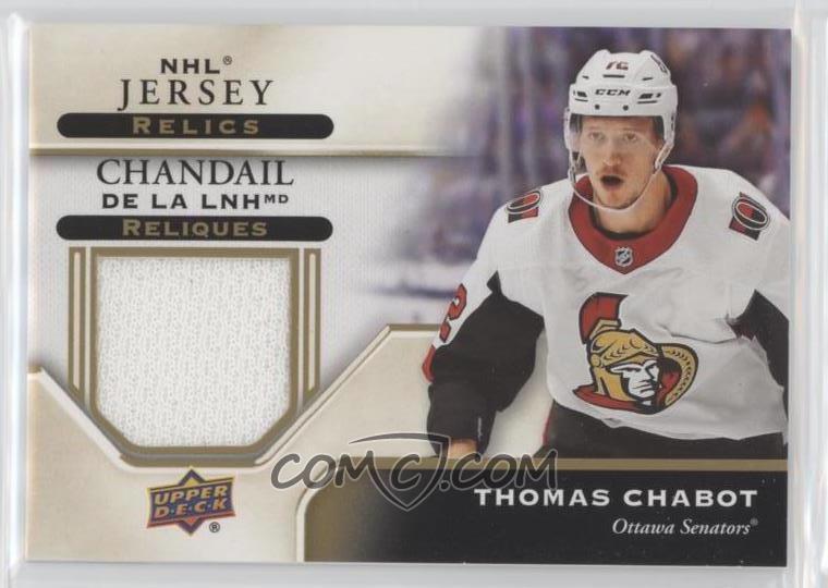 2019-20 Upper Deck UD Game Jersey Thomas Chabot #GJ-TC