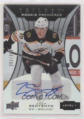 2019-20 Upper Deck Trilogy - [Base] - Silver Foil Autographs #74 - Rookie Premieres Level 1 - Zach Senyshyn /399