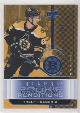 2019-20 Upper Deck Trilogy - Rookie Renditions - Blue Foil #RR-22 - Trent Frederic /399