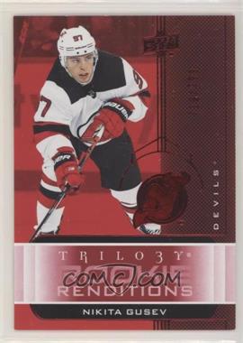 2019-20 Upper Deck Trilogy - Rookie Renditions - Red Foil #RR-39 - Nikita Gusev /799